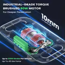 Handheld Four Heads Massage Gun Deep Tissue Percussion Back Massager Gun for Athletes Muscle Fascial Gun for Pain Relief in Body